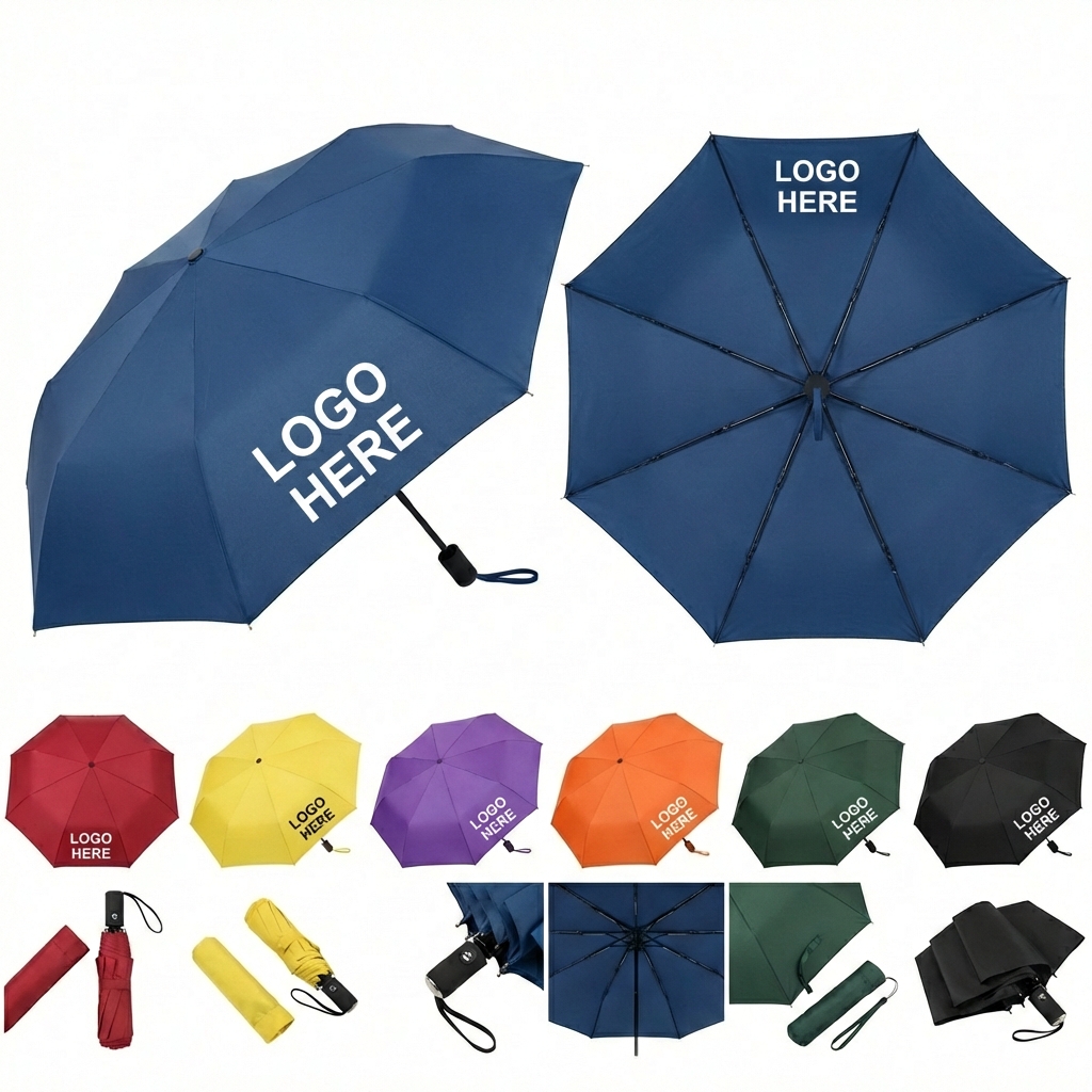 CompactGuard Windproof Folding Umbrella