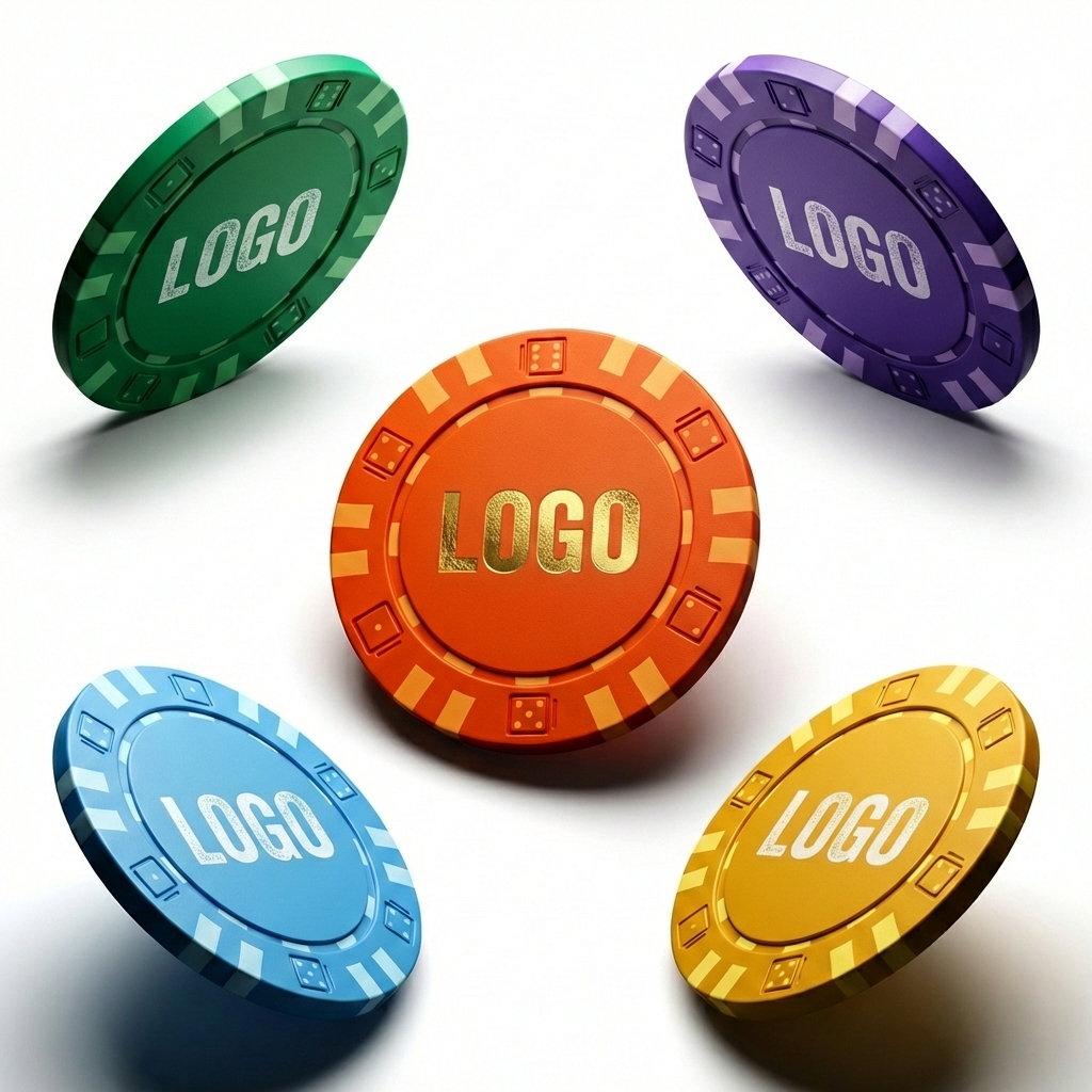 Customizable Blank Poker Chips for Branding
