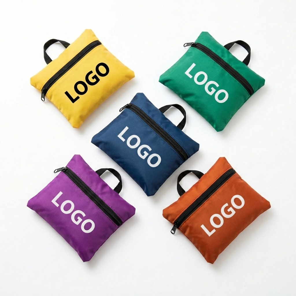 Logo-Ready Portable Shopper - Strong, Stylish, Collapsible