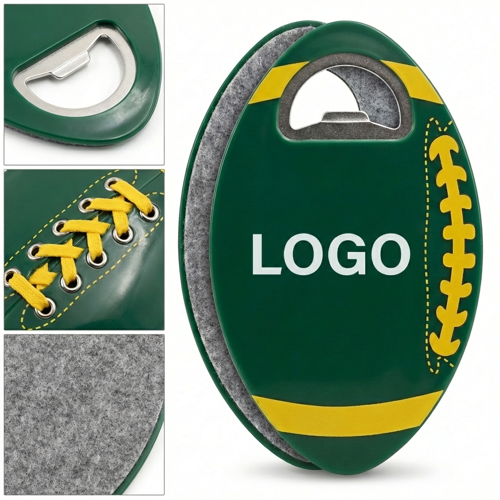 Gridiron Grip: Composite Football Bottle Opener