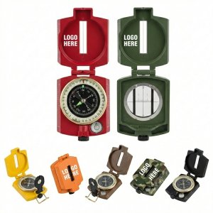 Terra-Guide Pro: All-Terrain Zinc Alloy Glow-in-the-Dark Compass