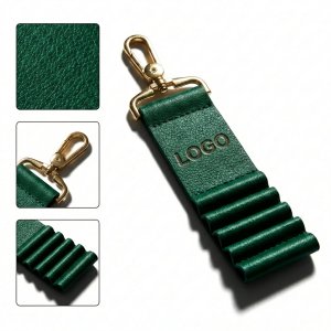 Tournament-Ready Golf Tee Holder - Durable Leather with Clip